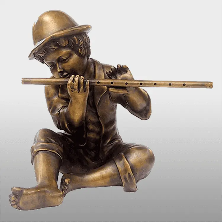 Bronze Children Statue