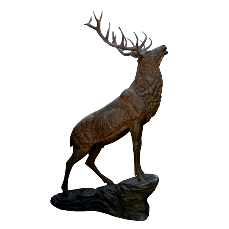 Deer & Stag Bronze Statue