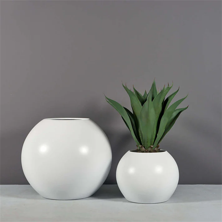 Fiberglass Round Planters
