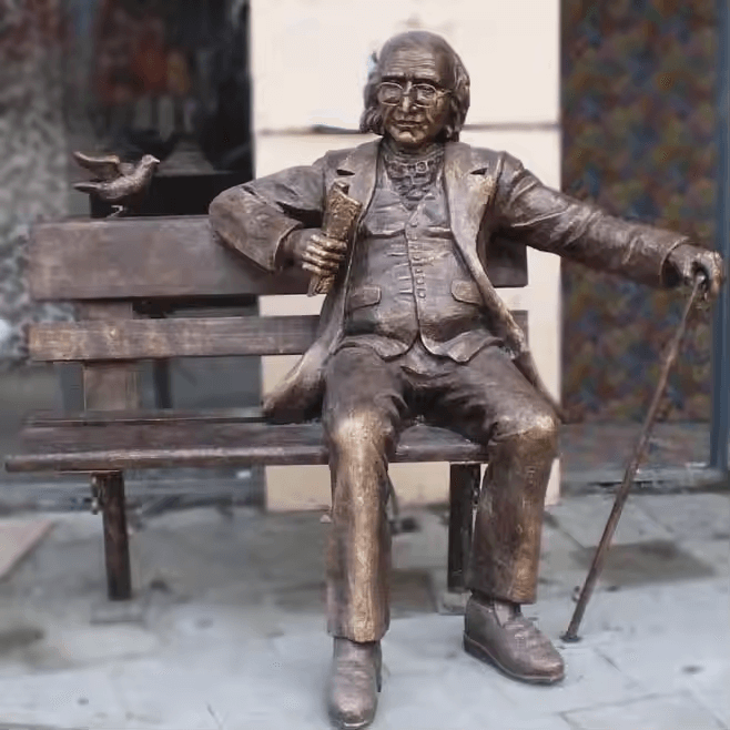 Man Bronze Statue