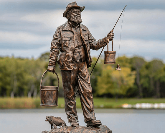 Man Bronze Statue