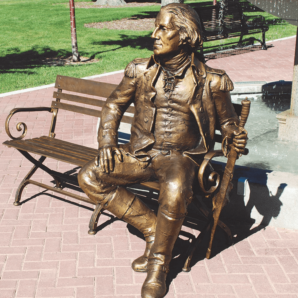 Man Bronze Statue