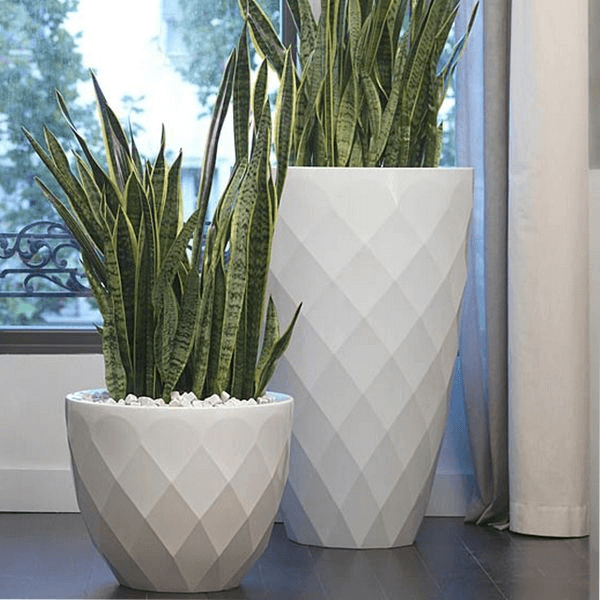 Outdoor Fiberglass Vase Planter