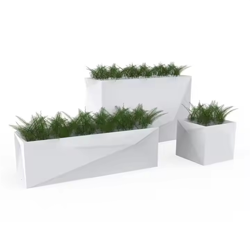 Rectangular Flowerpots Fiberglass