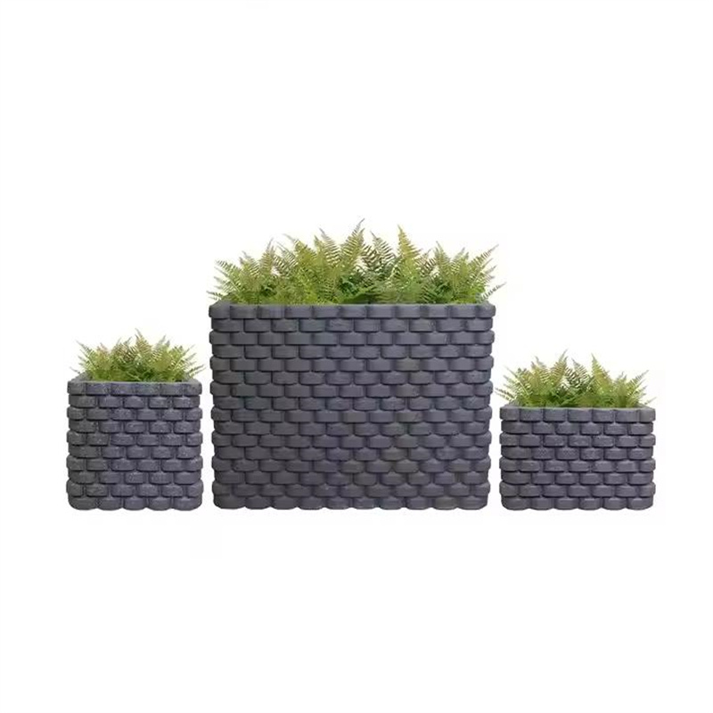Rectangular Flowerpots Fiberglass