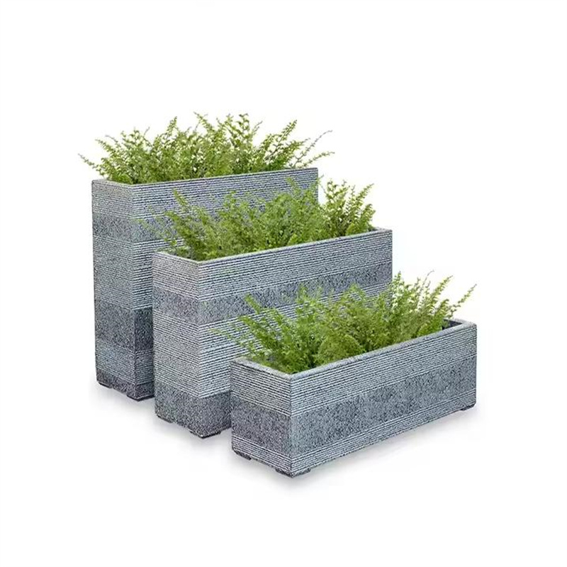 Rectangular Flowerpots Fiberglass