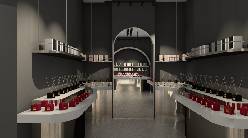 perfume store display