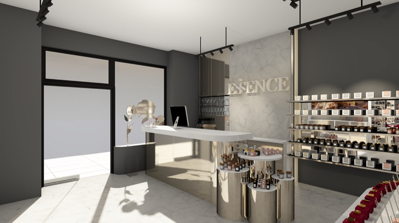 perfume store display