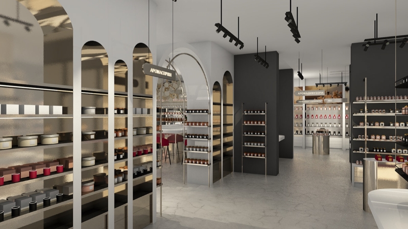 perfume store display