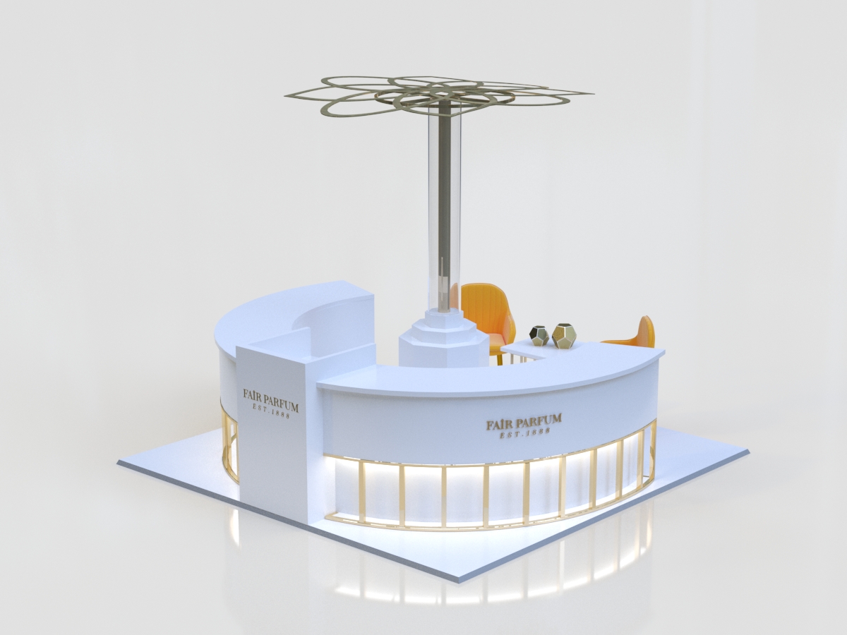 perfume kiosk