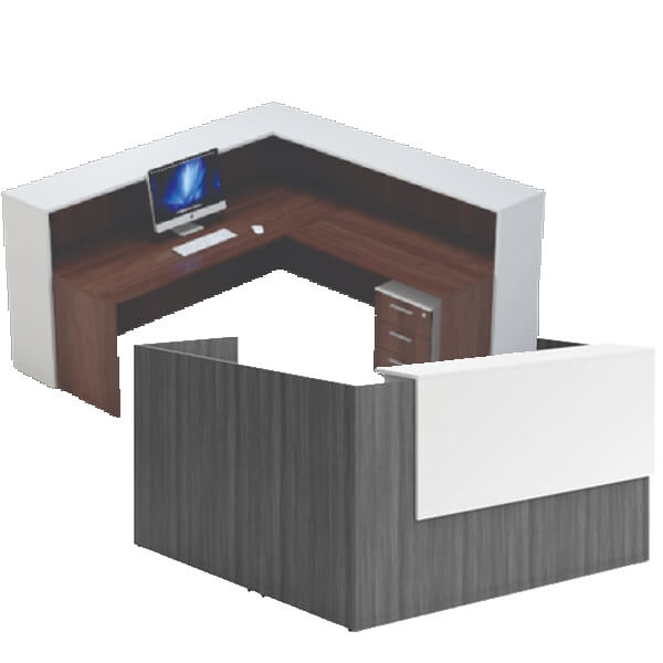 l Shaped reception desks