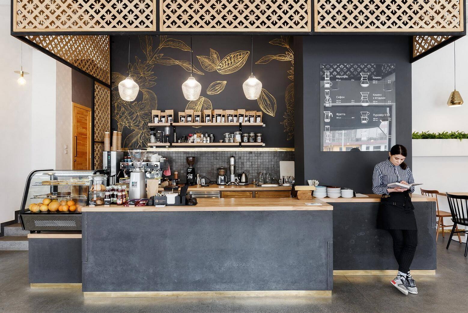 cafe bar couner for restaurant