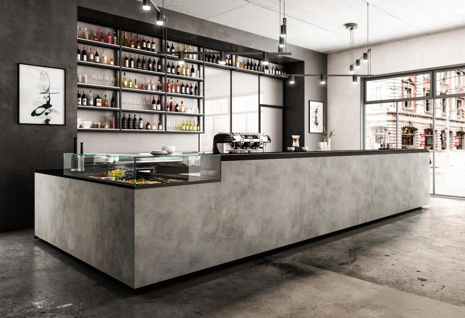 coffee bar counters stone