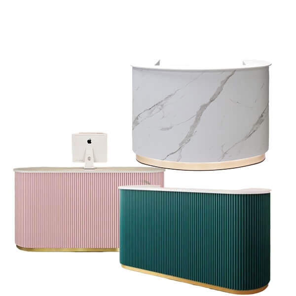 nail salon , beauty spa reception desk, small