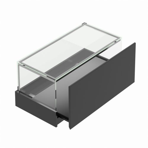 Glass countertop display
