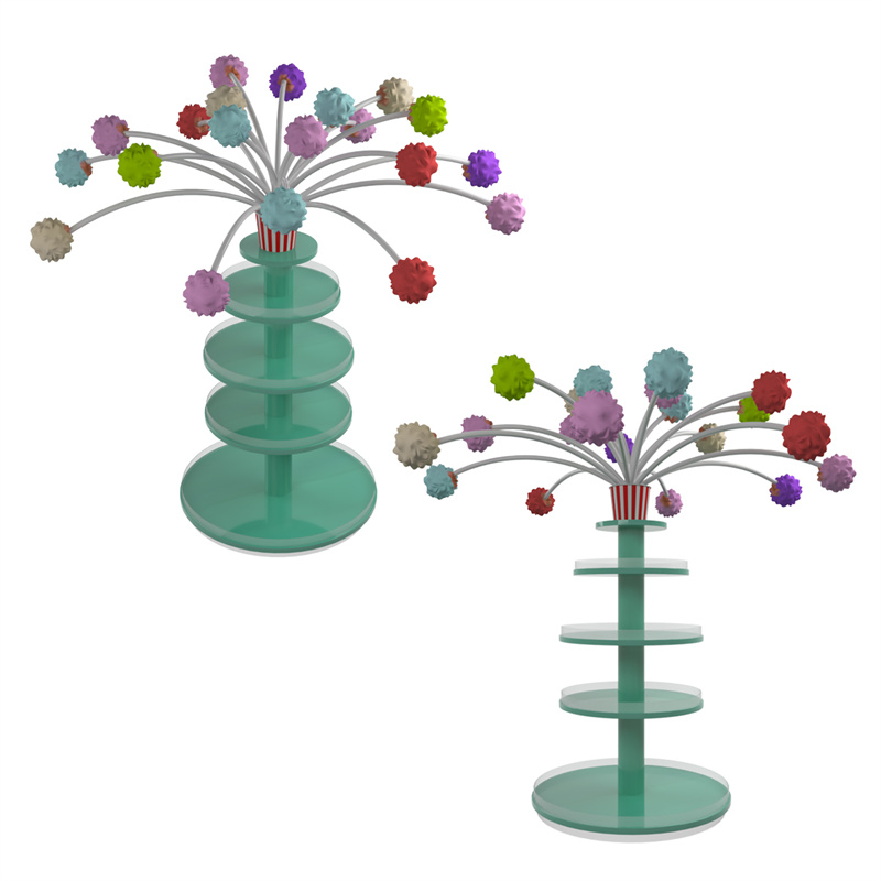 Attractive Popcorn Display Stand Design Popular Candy Display Stand on Sale - Image 3