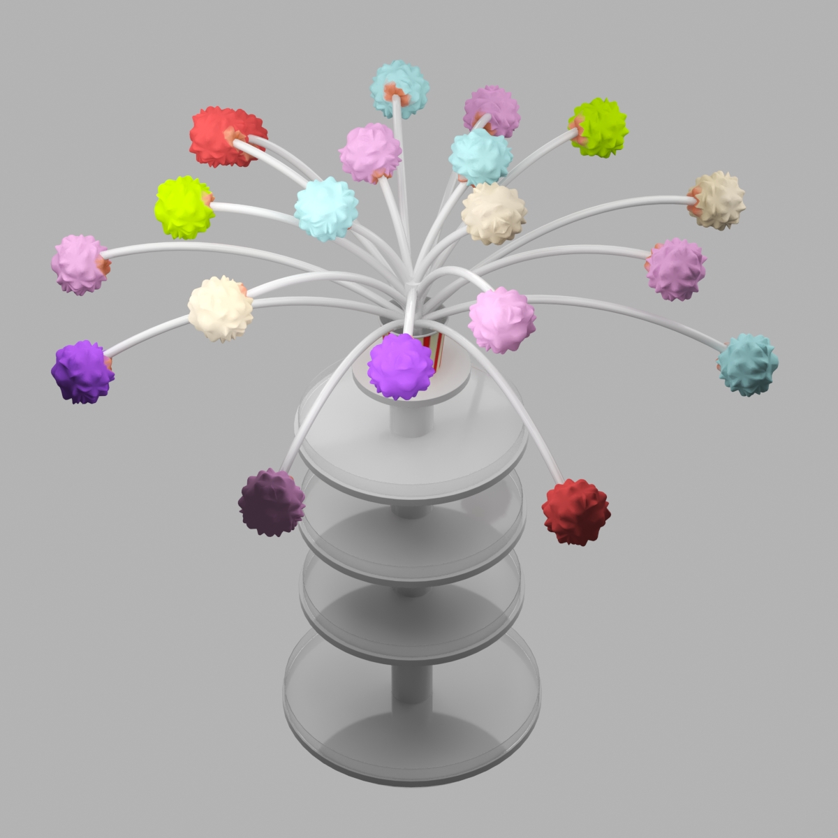 Attractive Popcorn Display Stand Design Popular Candy Display Stand on Sale - Image 5