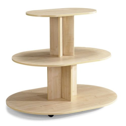 round shape display shelf