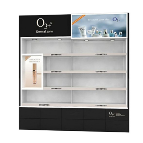 black display cabinet