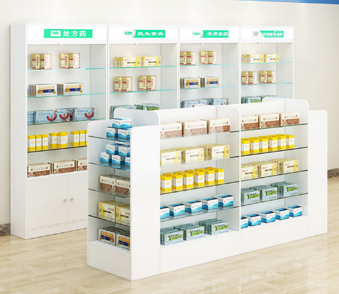 white display stand
