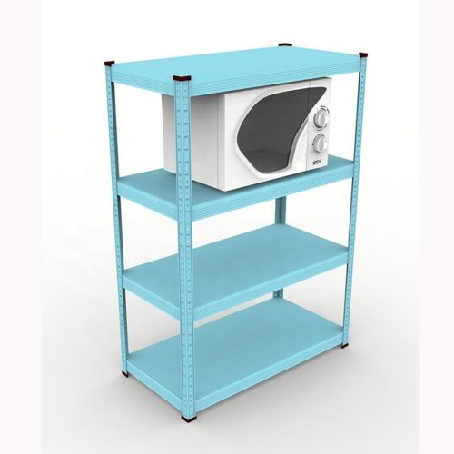 blue display stand