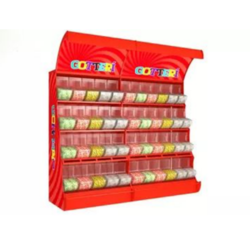 red display cabinet
