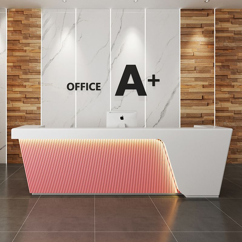 Pink Front Desk