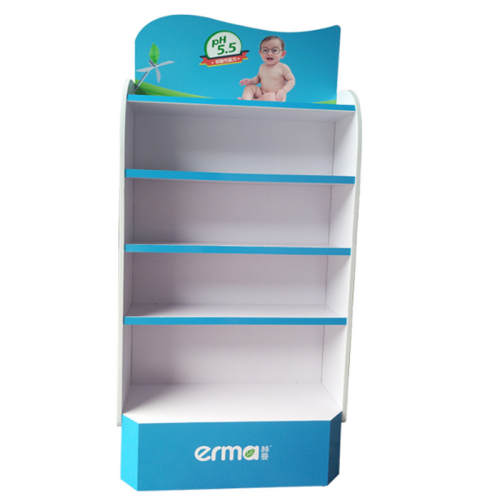 blue display stand