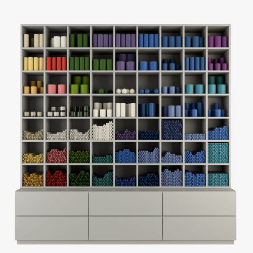 display case with Large storage function