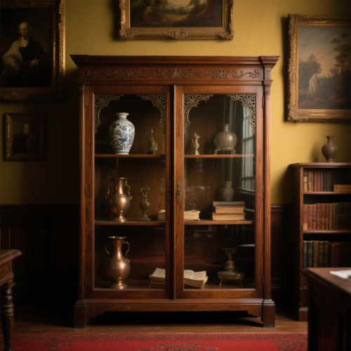 Antique display cabinet