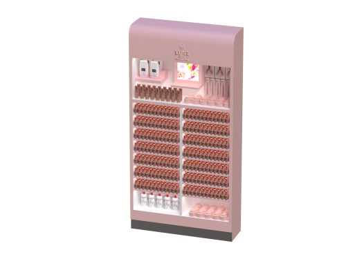 pink display stand