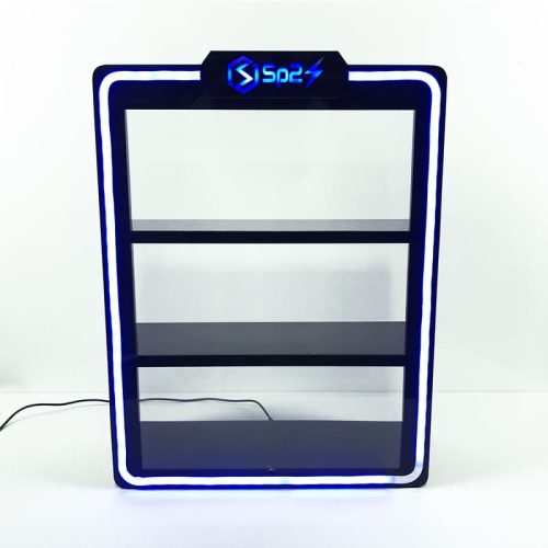 display case with led light