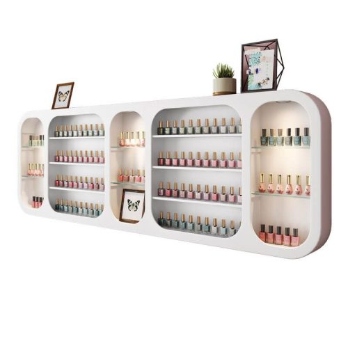 Arc shape display cabinet