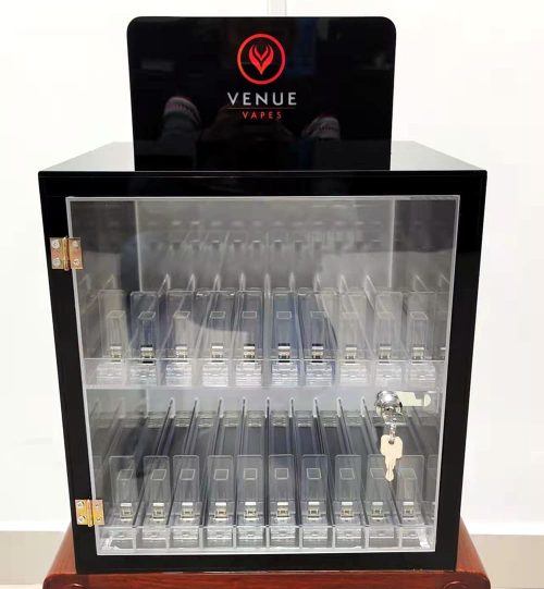 Electronic cigarette cabinet with neon light