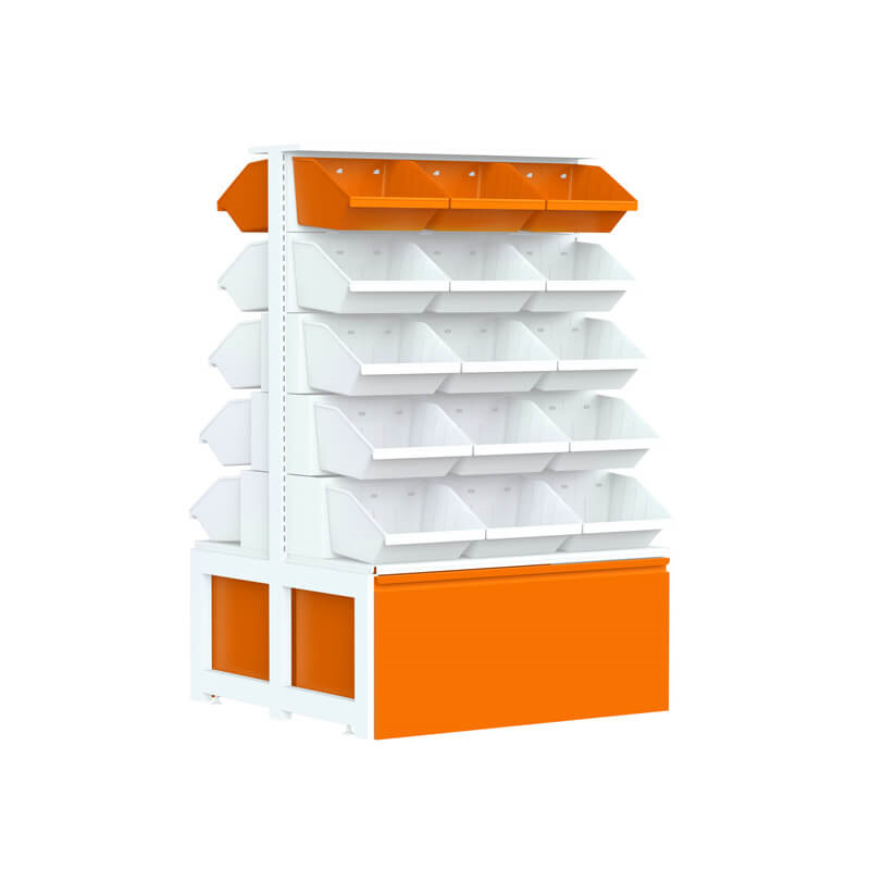 Double sided display rack