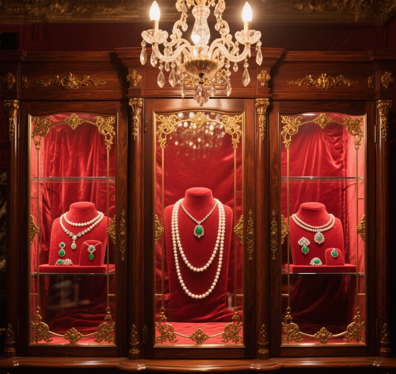 jewelry display cabinet