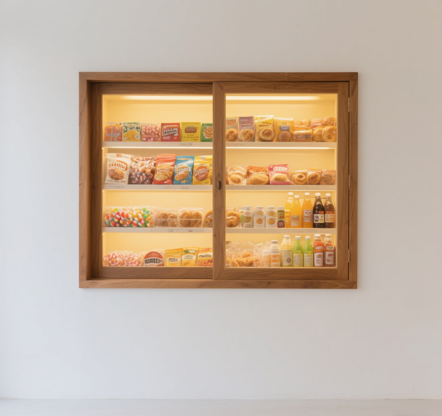 display cabinet with light