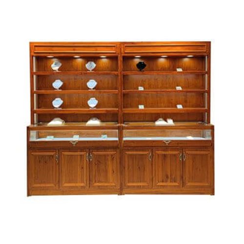 wooden display cabinet