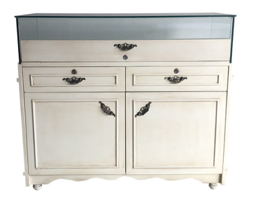 White display cabinet