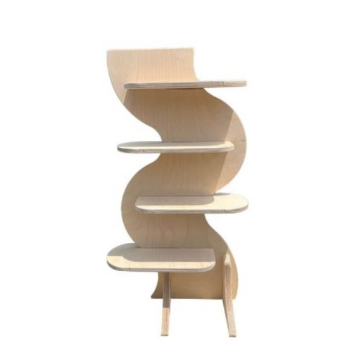 wooden shelf