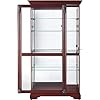 antique curio display cabinet