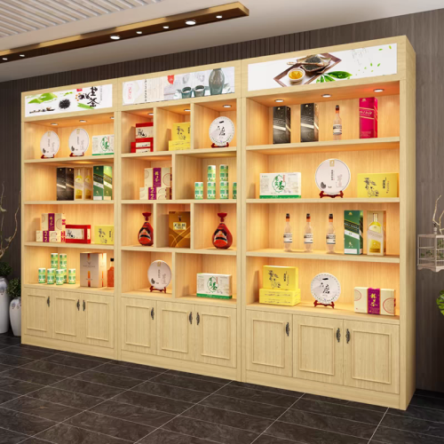 wooden display cabinet
