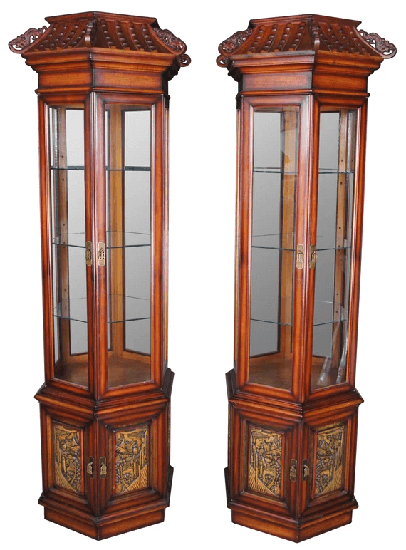 Curio display cabinet