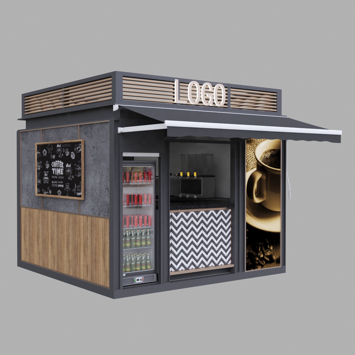 outdoor coffee stand