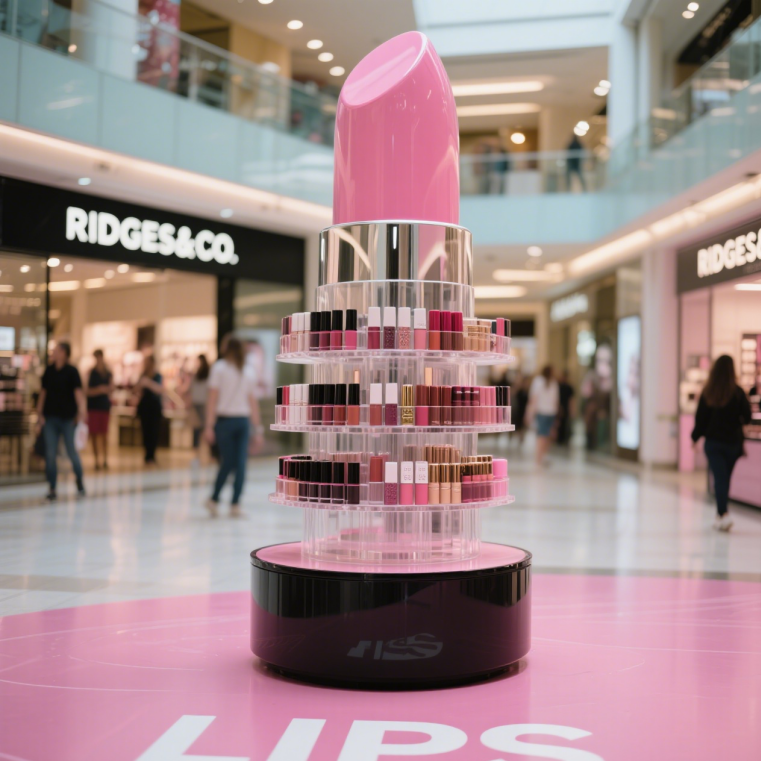 Stylish Lipstick Display Cabinet