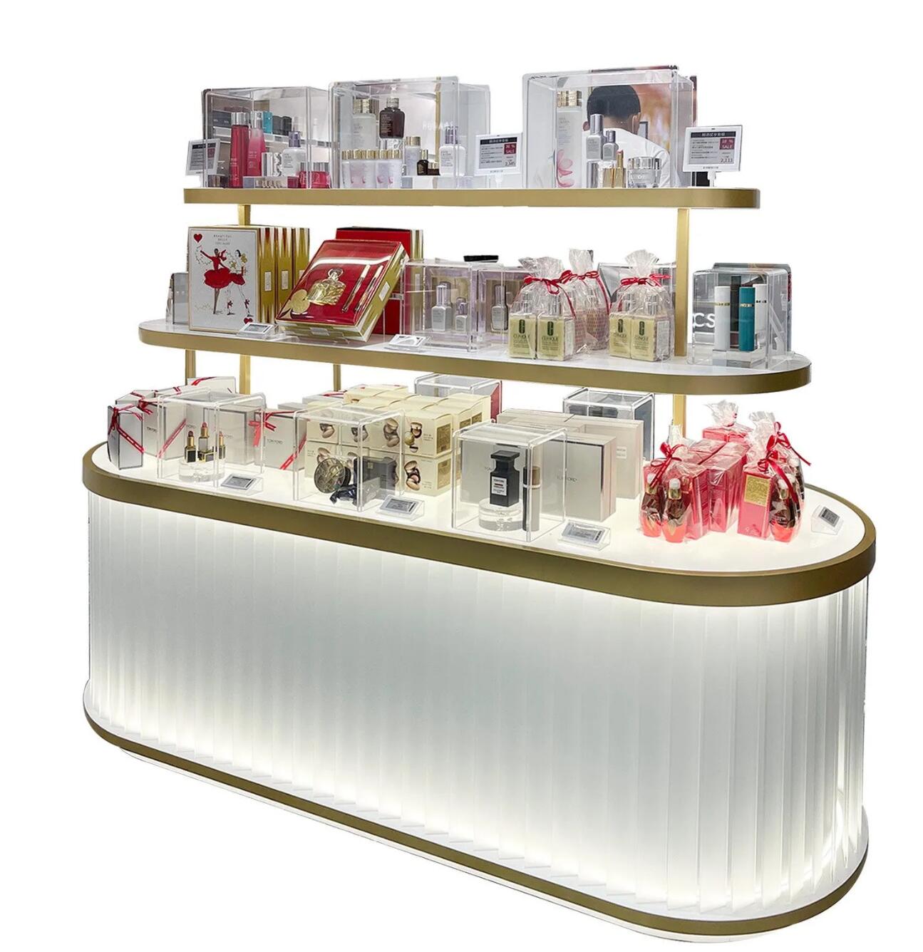 cosmetic store display counter