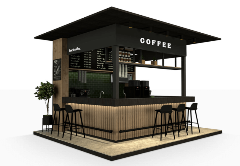 coffee booth