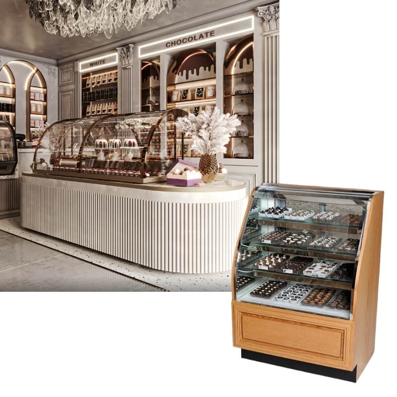 chocolate shop displays