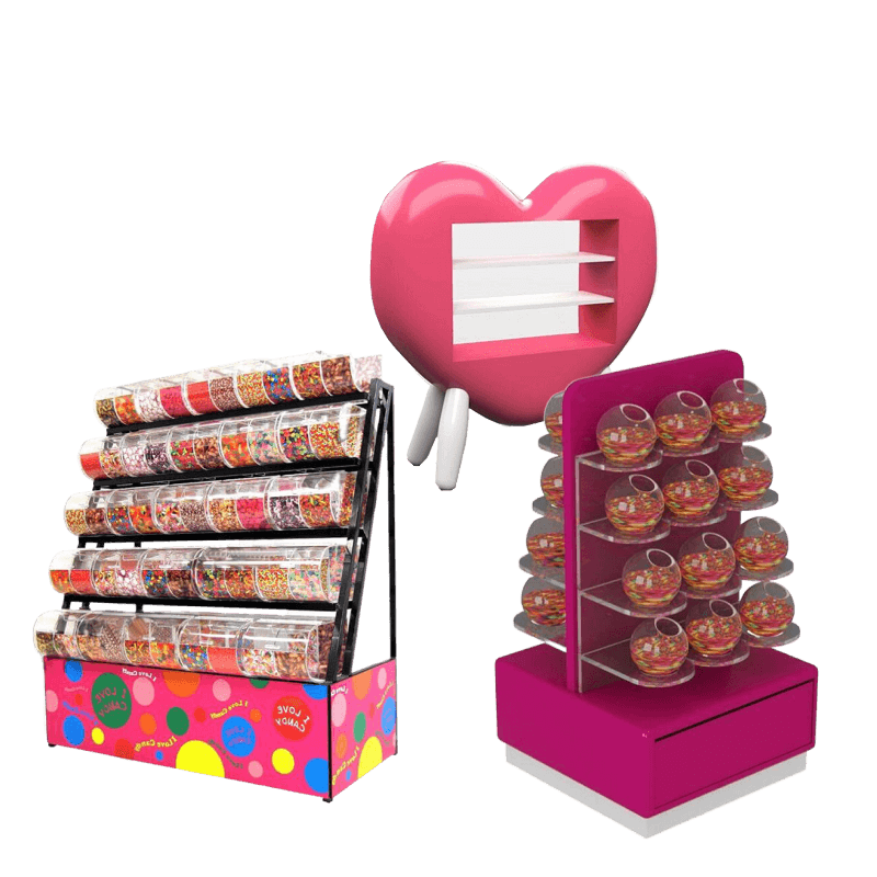 candy store displays