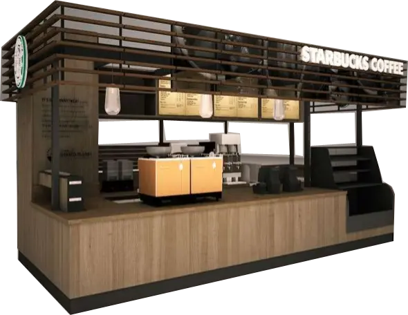 coffee kiosk design starbuck